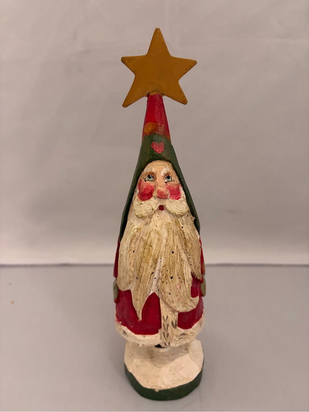 House of Hatten Santa Claus Figurine Vintage 1989 Primitive